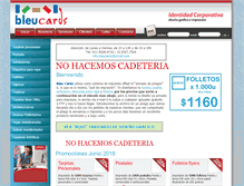 Tablet Screenshot of bleucards.net